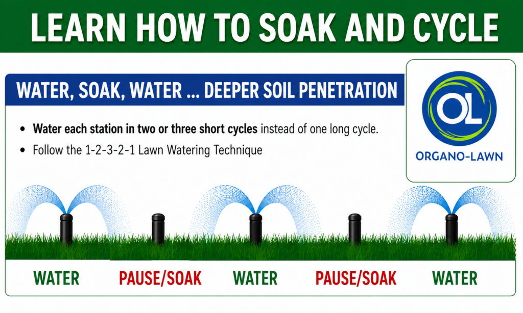 Soak and Cycle Lawn Watering